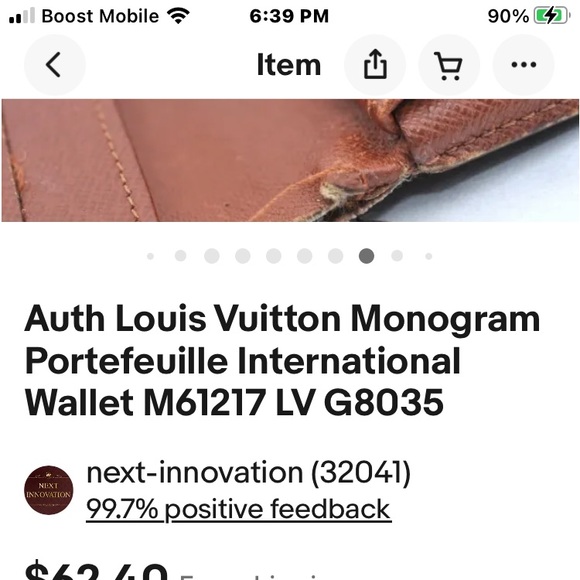 Authentic LV wallet - Picture 10 of 10
